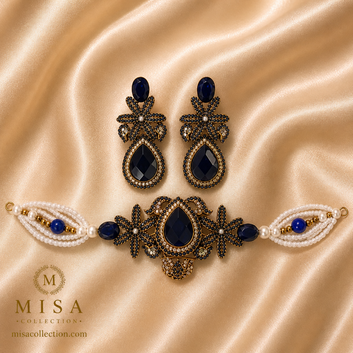 Sapphire Grace Half Set