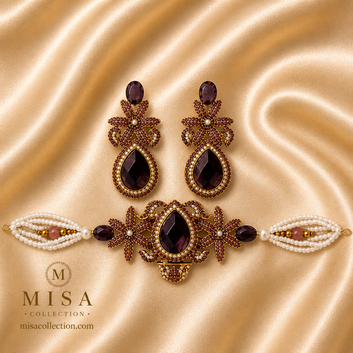 Amethyst Aura Half Set