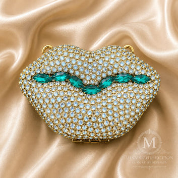 Emerald Aura Lipy Clutch
