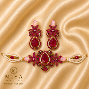 Fuchsia Flame Half Set