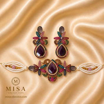 Amethyst Mosaic Half Set