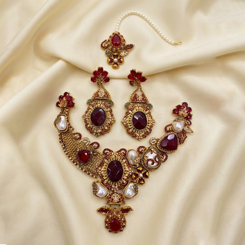 Ruby Radiance Bridal Set