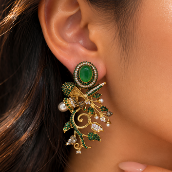 Emerald Luxe Earrings