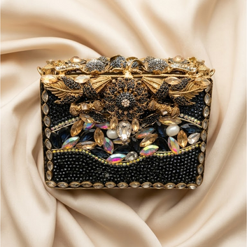 Noir Royale Clutch