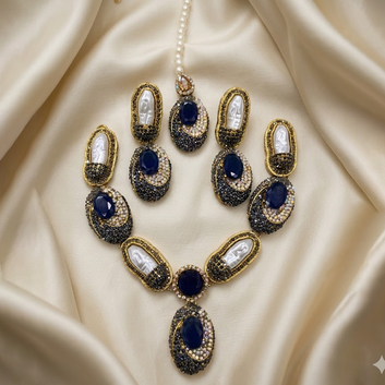 Midnight Sapphire Necklace Set