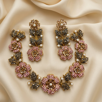 Rose Radiance Necklace Set