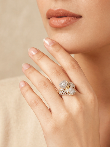 Lumi Gold Plated Ring