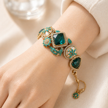 Teal Majesty Bracelet