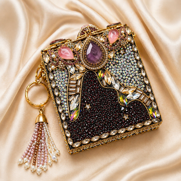 Amethyst Blush Clutch
