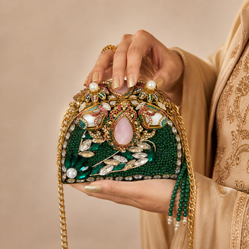 Blush Charm Clutch