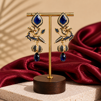 Sapphire Blue Earrings