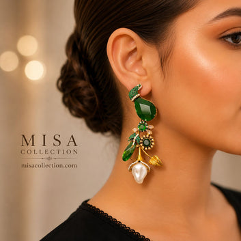 Emerald Green Earrings